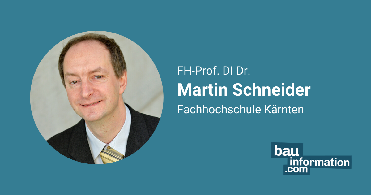 Martin Schneider - bauinformation.com